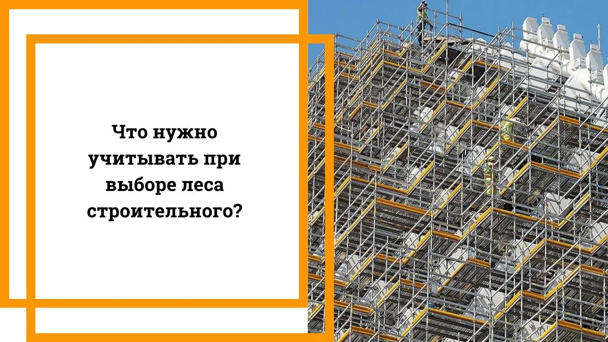 Что нужно учитывать при выборе леса строительного